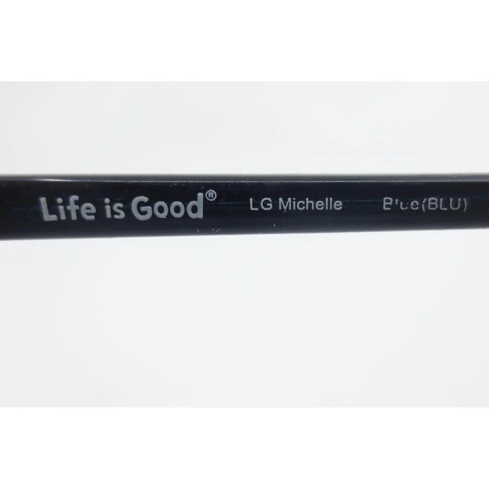 Life is Good LG Michelle Blue Gradient Square Eyeglasses Frames 53-17-140 39304